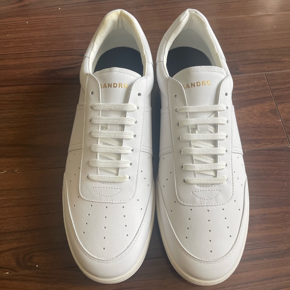 Sandro Magic White Low-top leather sneakers